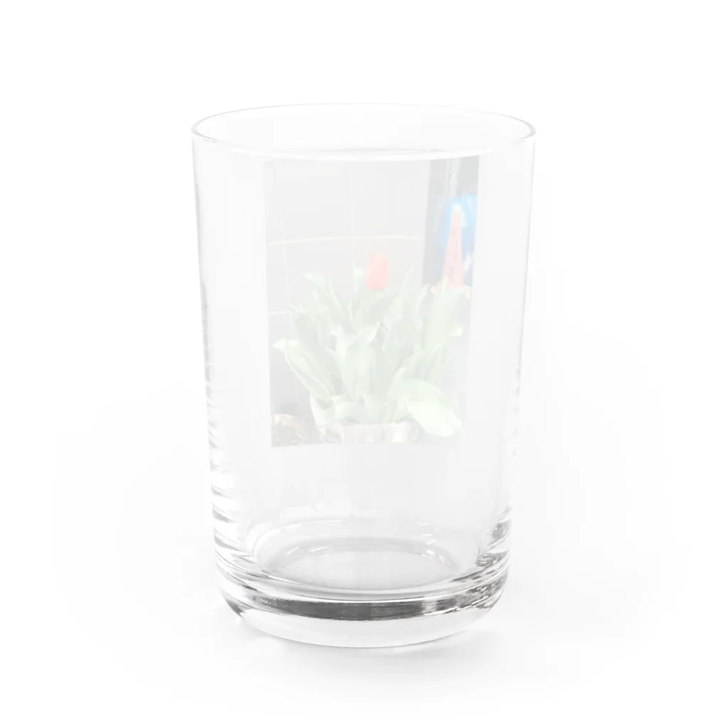 goodbyelastplanetのtulip vacation Water Glass :back