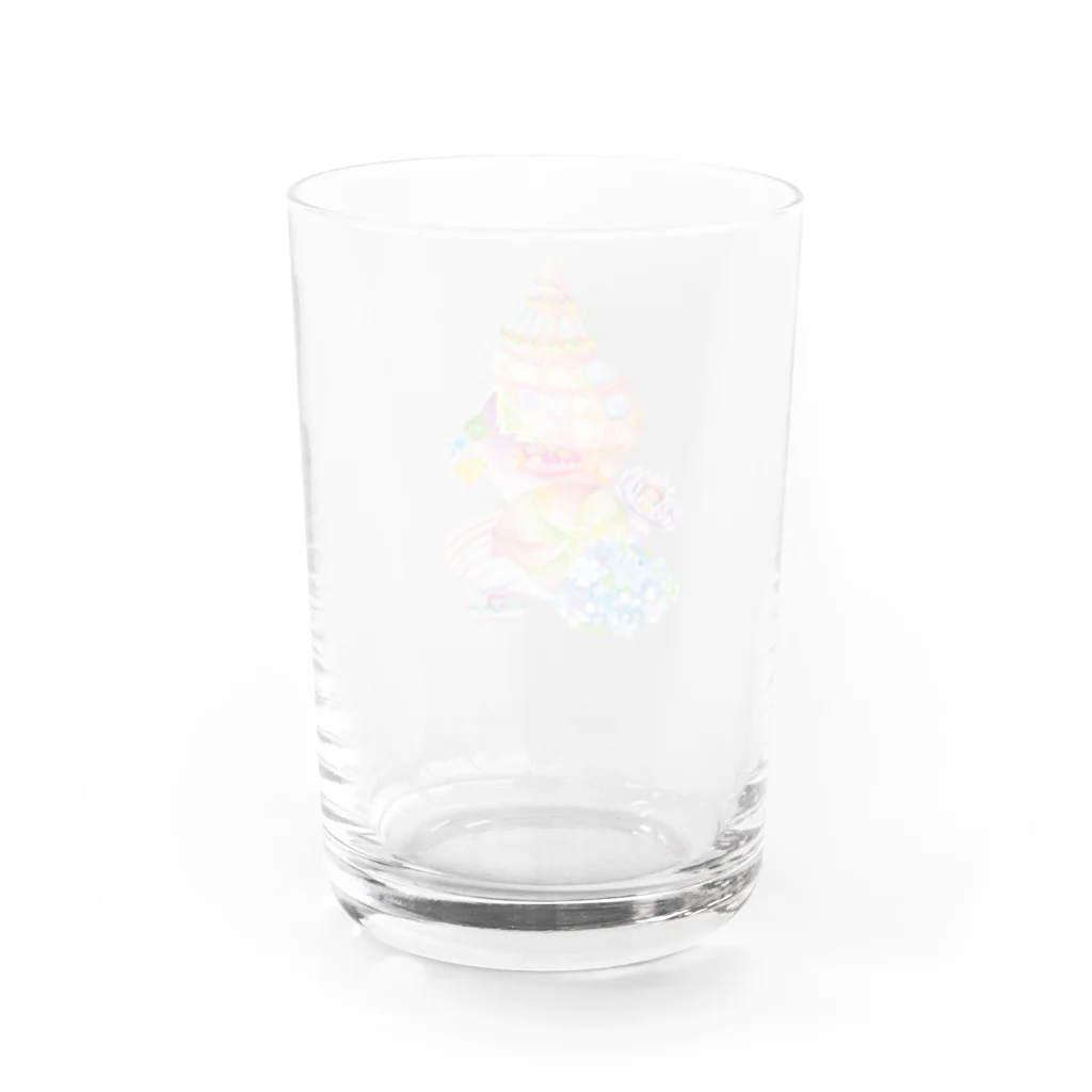 沙月　satsukiの貝の家 Water Glass :back