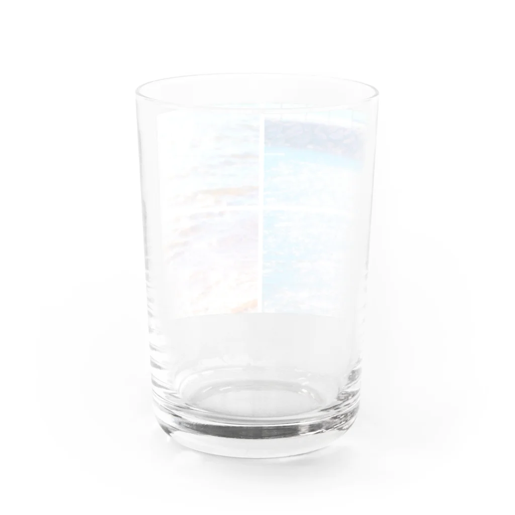 pinkyの波の音★ Water Glass :back