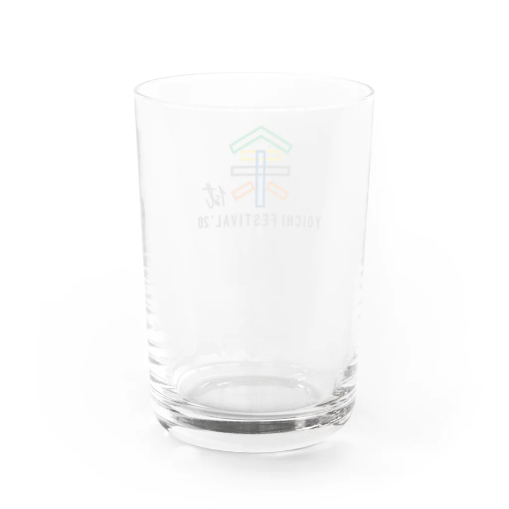 立ち飲み余市の余市一周年記念 Water Glass :back