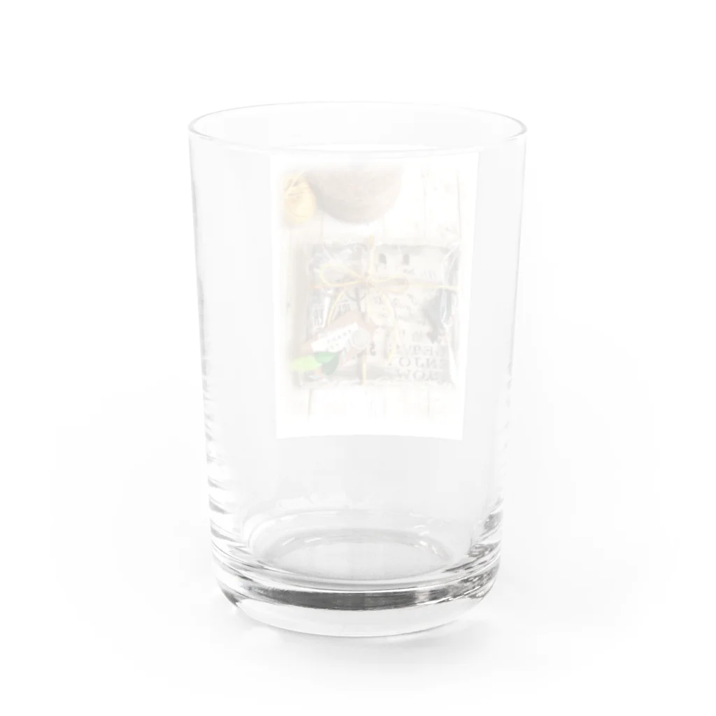 full  of funの感謝の気持ち Water Glass :back