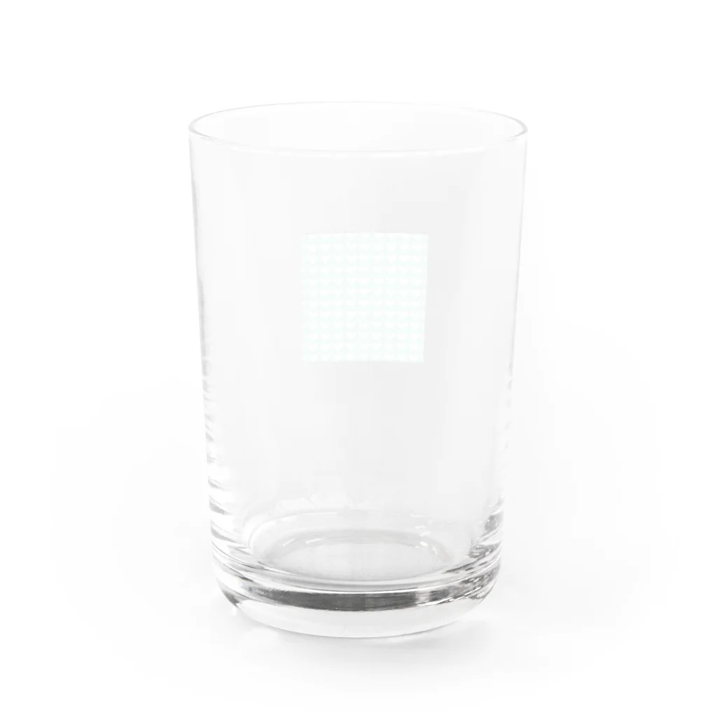 N design laboratoryのドットハート・緑 Water Glass :back