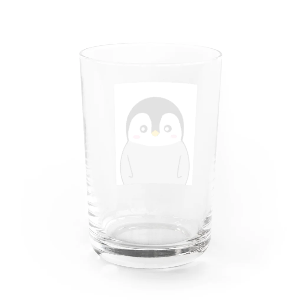 tmh_mrrのペンギン赤ちゃん Water Glass :back