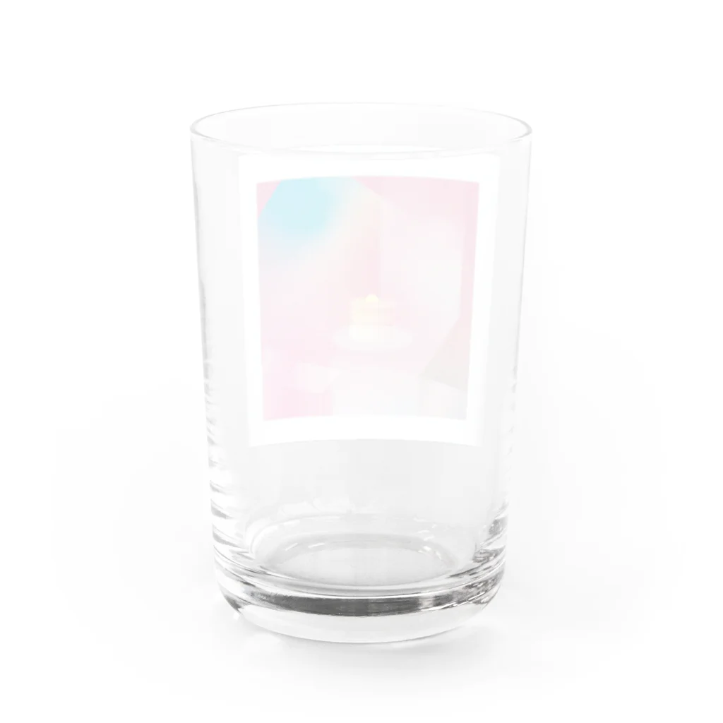 MOCHIDAの真夜中のホットケーキ Water Glass :back