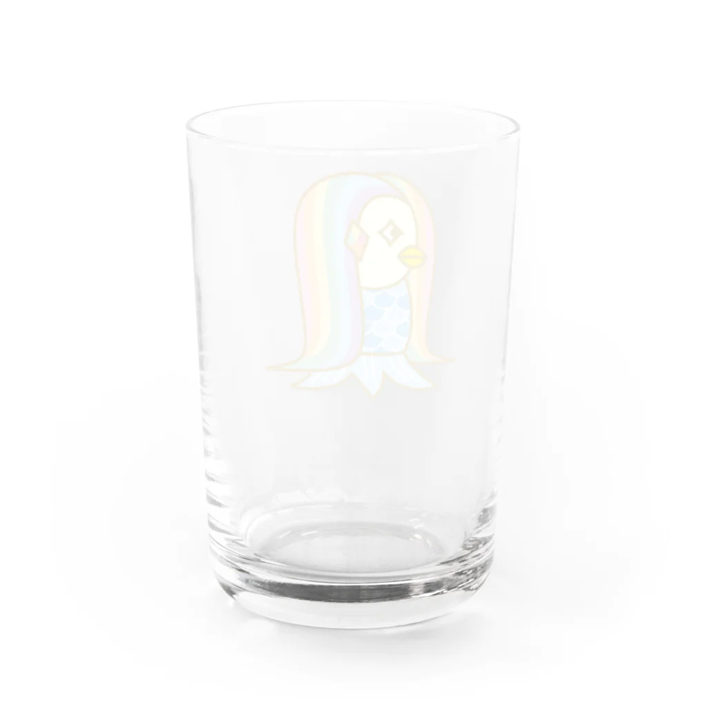 けーりんの疫病退散☆アマビエ様 Water Glass :back