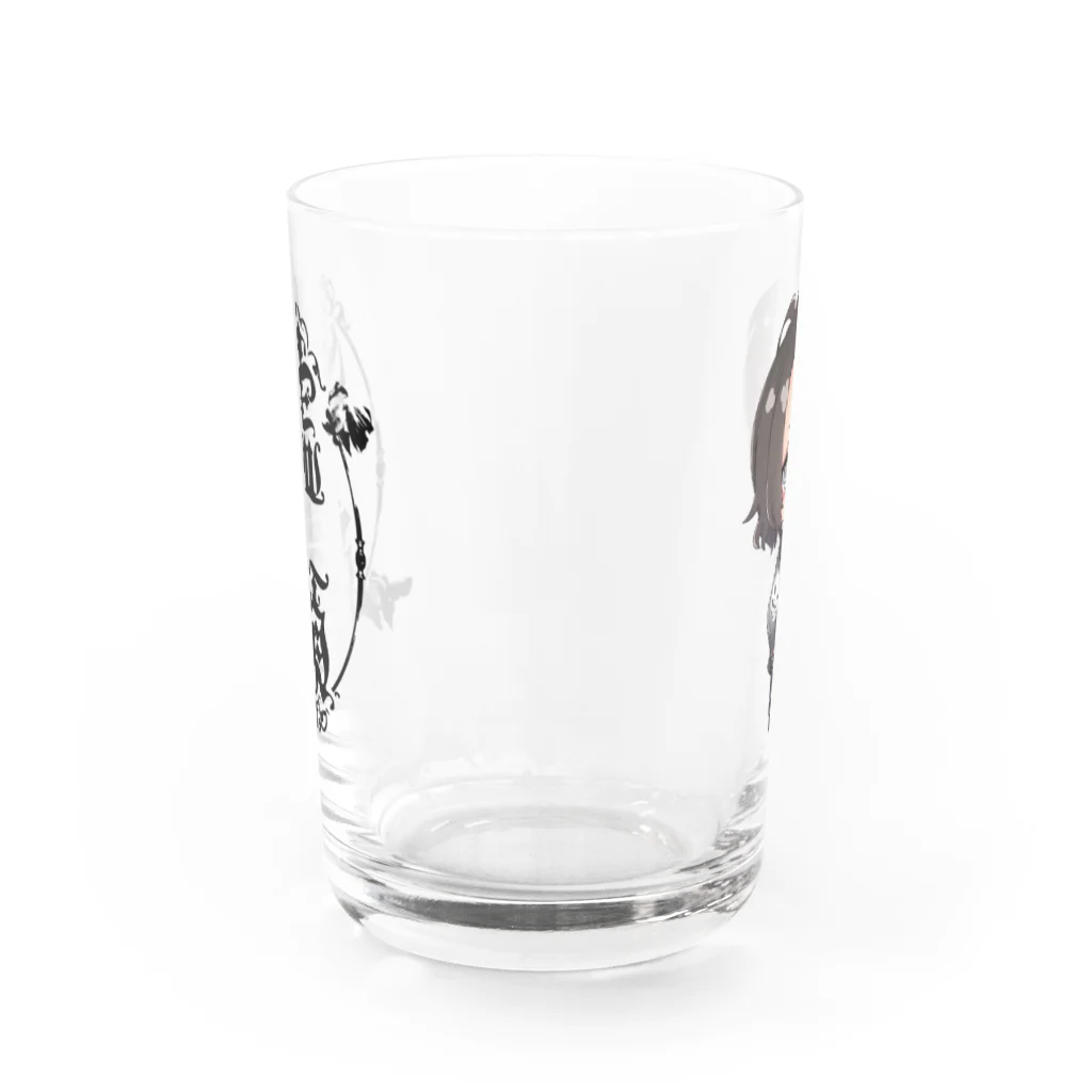 CHISAの嘘顔グラス Water Glass :back