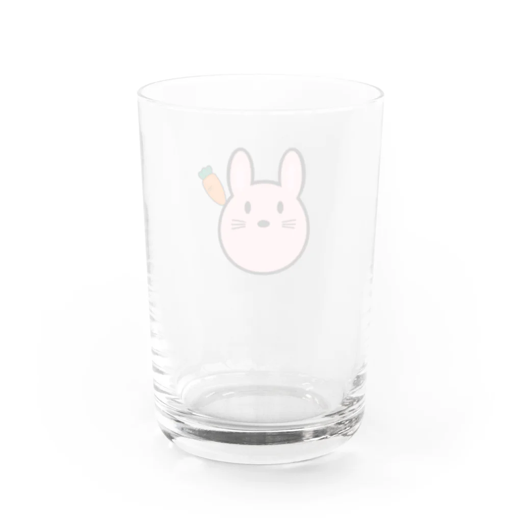 クママママのうさぎ Water Glass :back