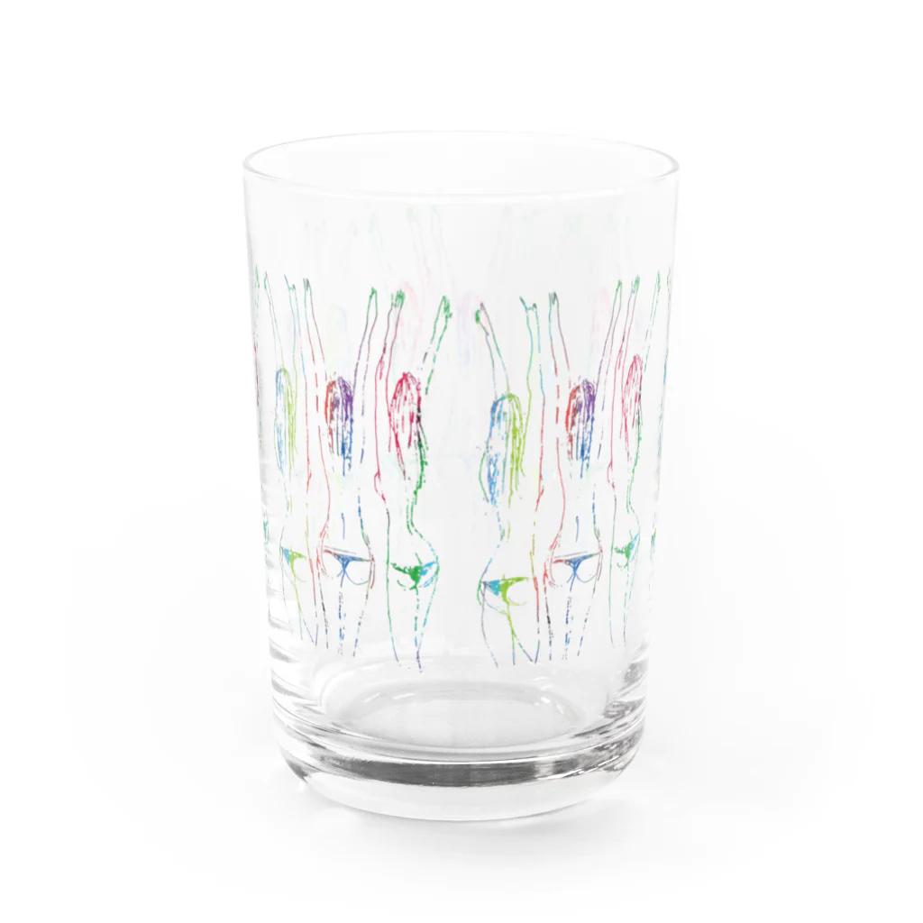 JunK drawing の万歳三少女　１ Water Glass :back