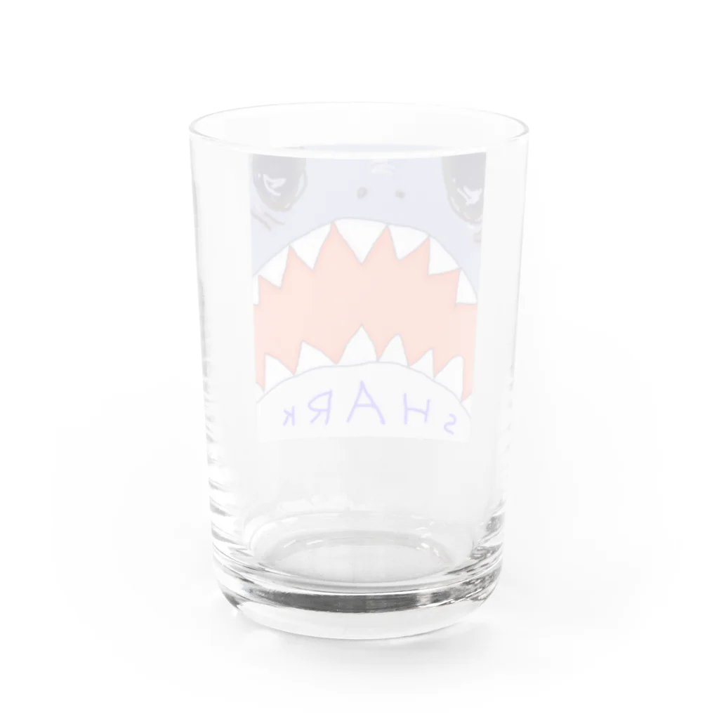 月兎亭のSHARK Water Glass :back