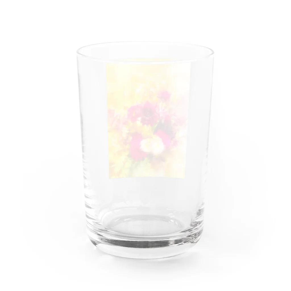 花ごよみの華やかな花 Water Glass :back