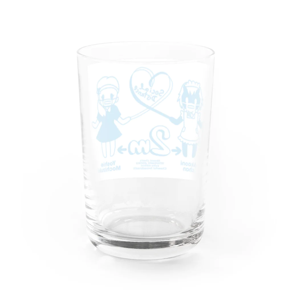 望月よしえ/Yoshieの赤鬼ちゃんとよしえの元気の出る‼︎ Water Glass :back