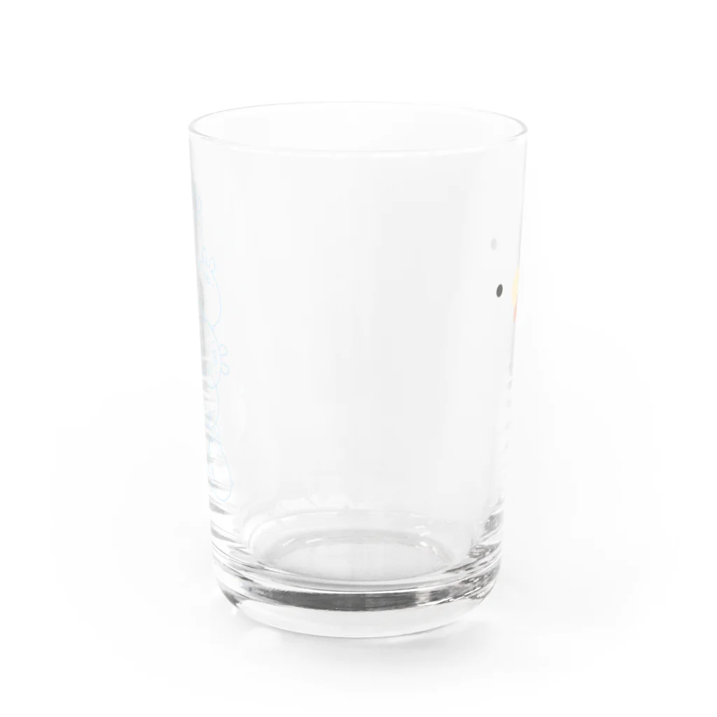 もぞのいんじゅちゃ Water Glass :back