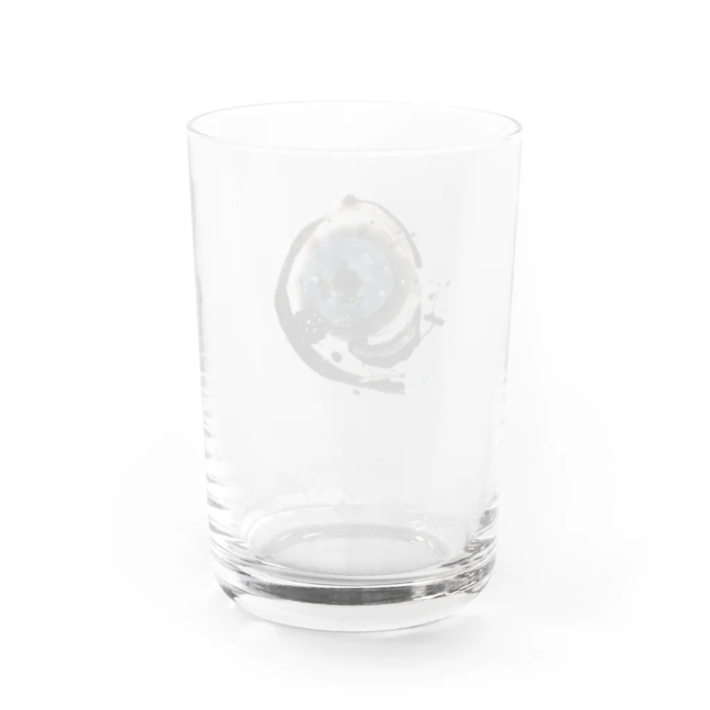 WAMI ARTのウツホ(宇宙)のア Water Glass :back