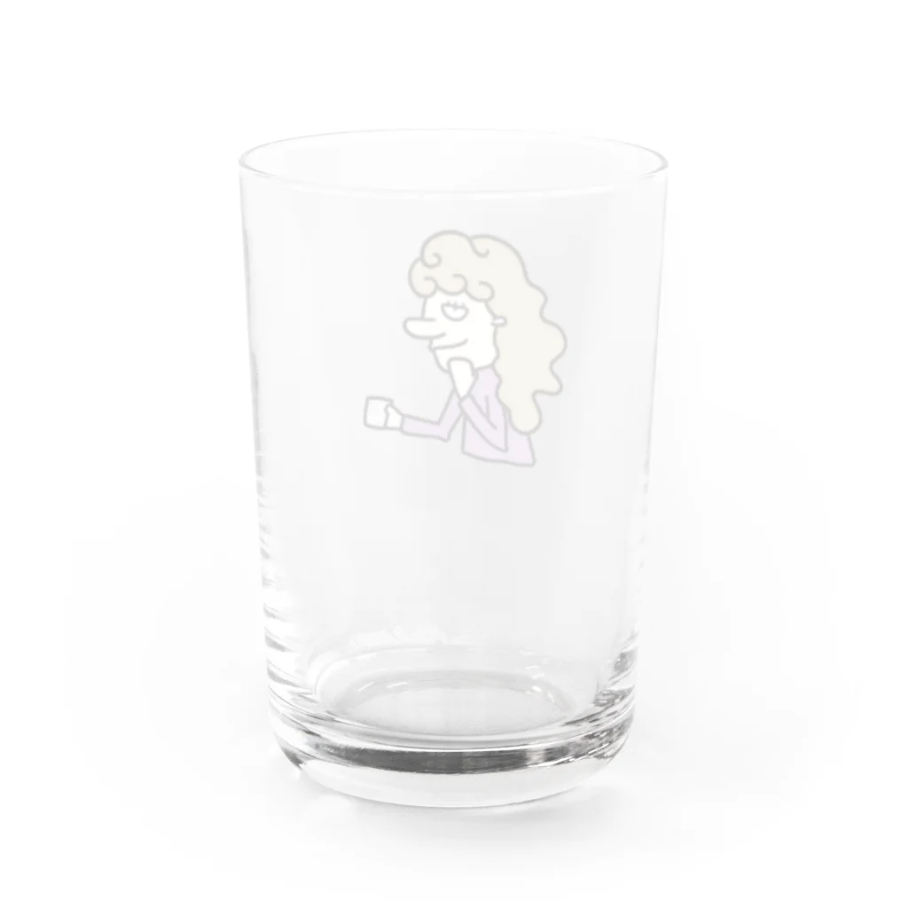 やはもんのdrunk  girl Water Glass :back