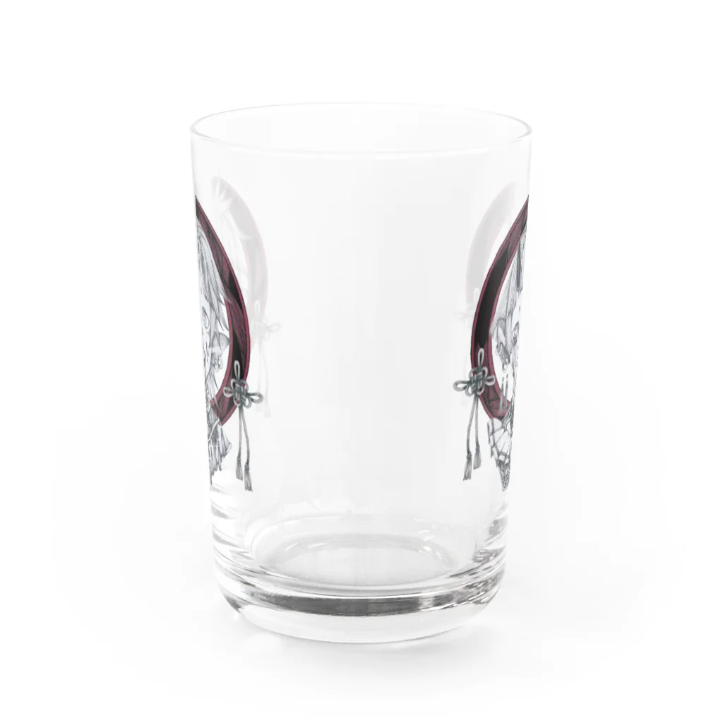 ひみつのもりの阿吽 Water Glass :back