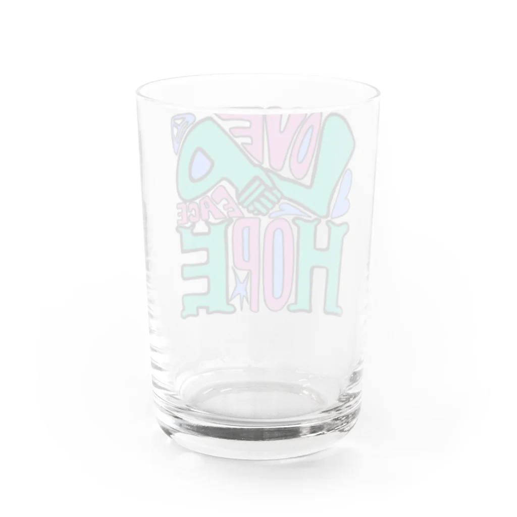 Do As D Did "Dadd."の(Love×Peace)+Hope Water Glass :back