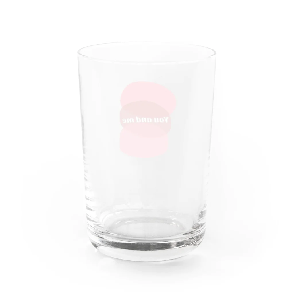 iPhone のYouandme  Water Glass :back