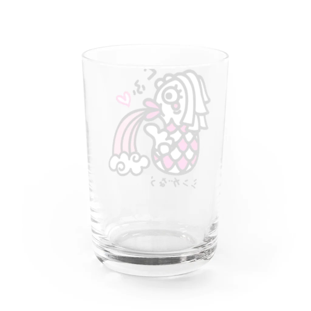 ハローマーライオンのぐふ Water Glass :back