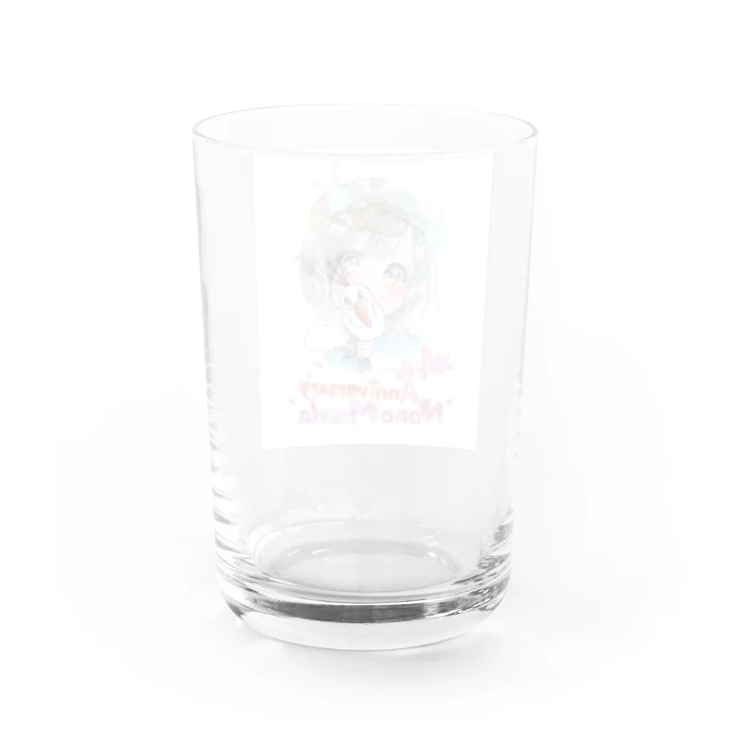 前田のの❤︎おうちでゆっくりの前田のの4周年記念 クリアグラス Water Glass :back