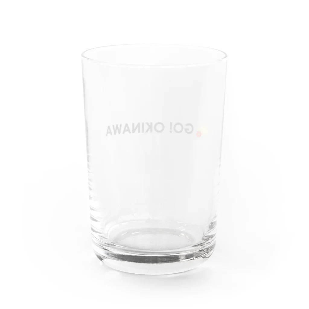 GO! OKINAWA｜沖縄のイベント＆スポットを発信中！のGO! OKINAWA オフィシャルロゴグッズ Water Glass :back