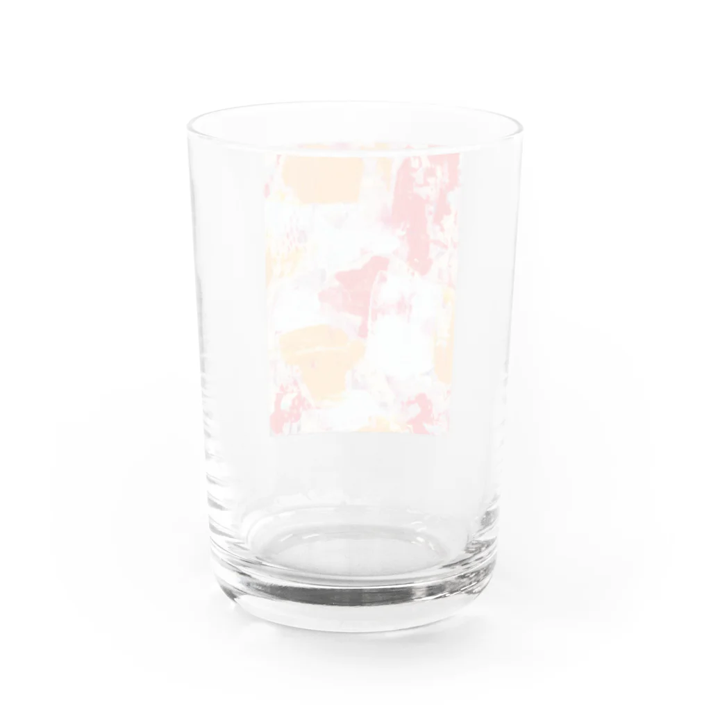 oka emiのorange tea Water Glass :back