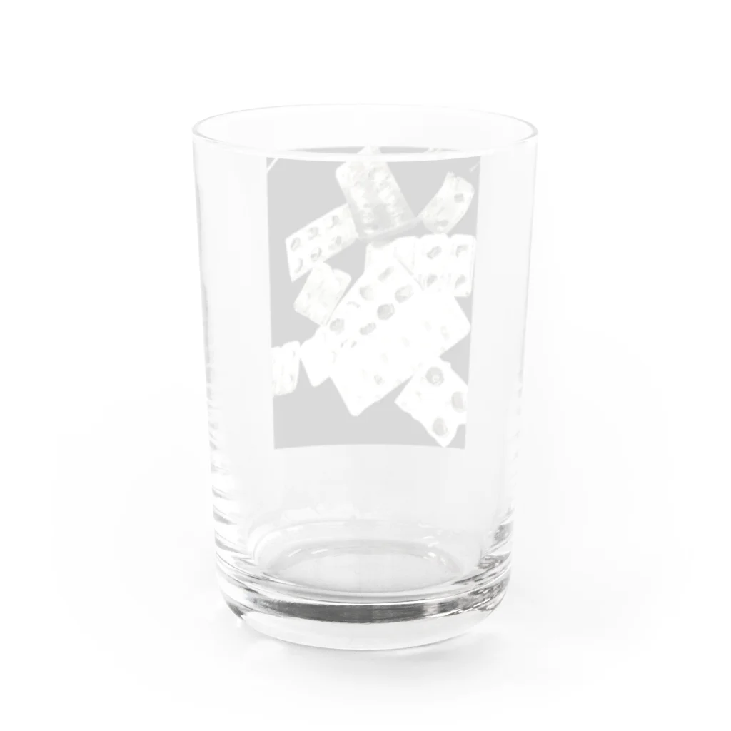 Astra13killerのアストラ商店メンヘラオーバードーズシリーズ Water Glass :back