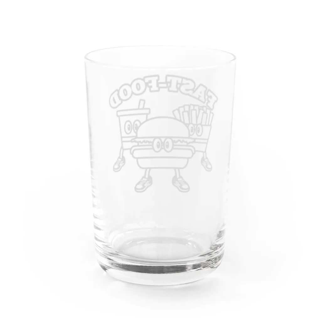 Candy Candyのfastfood_bros Water Glass :back