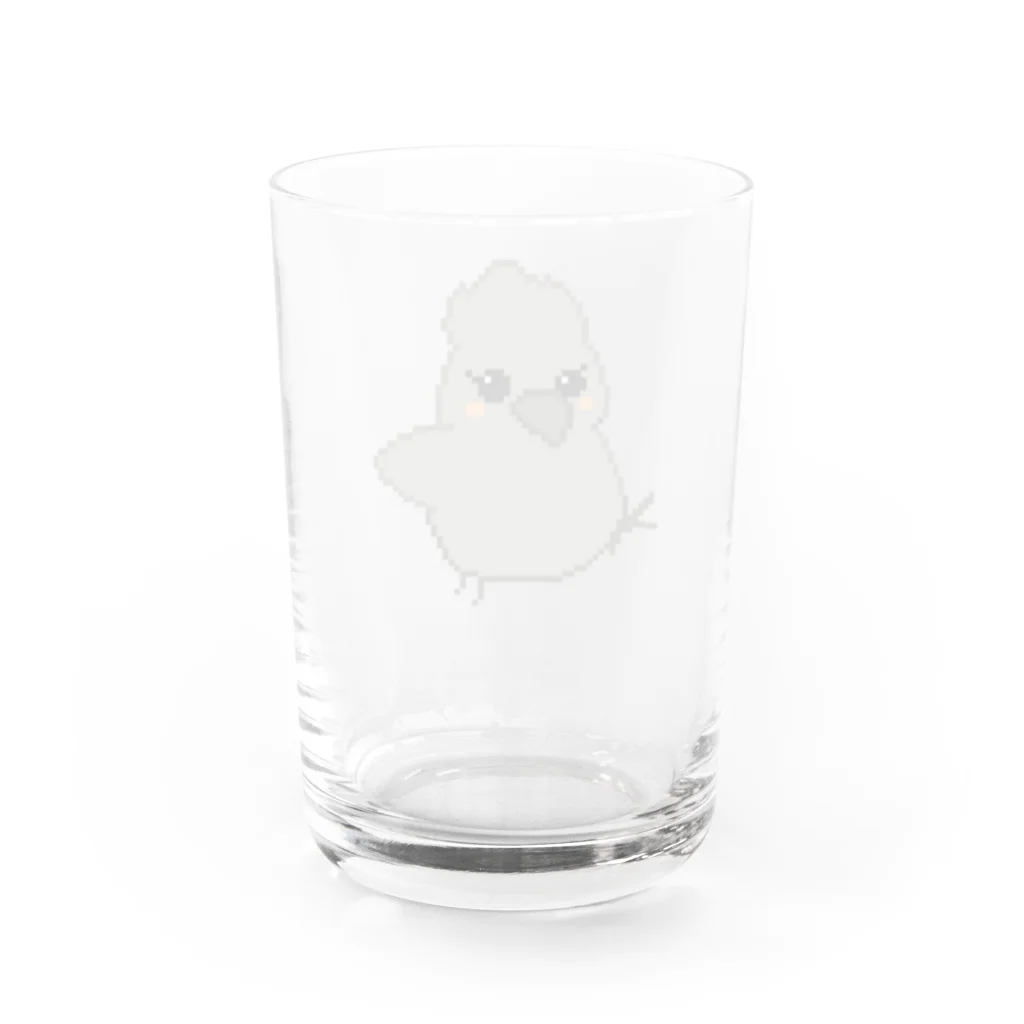 ソケットれんちの烏骨鶏ドット（歩行スタイル） Water Glass :back