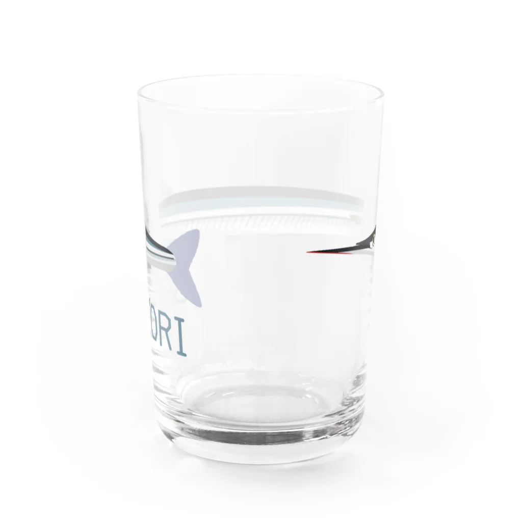 ヤストリのサヨリ Water Glass :back