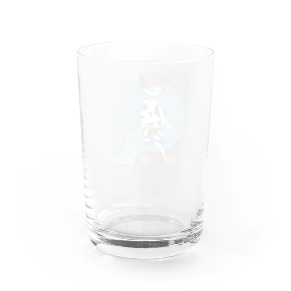 るーく屋のおうし座の男の子 Water Glass :back