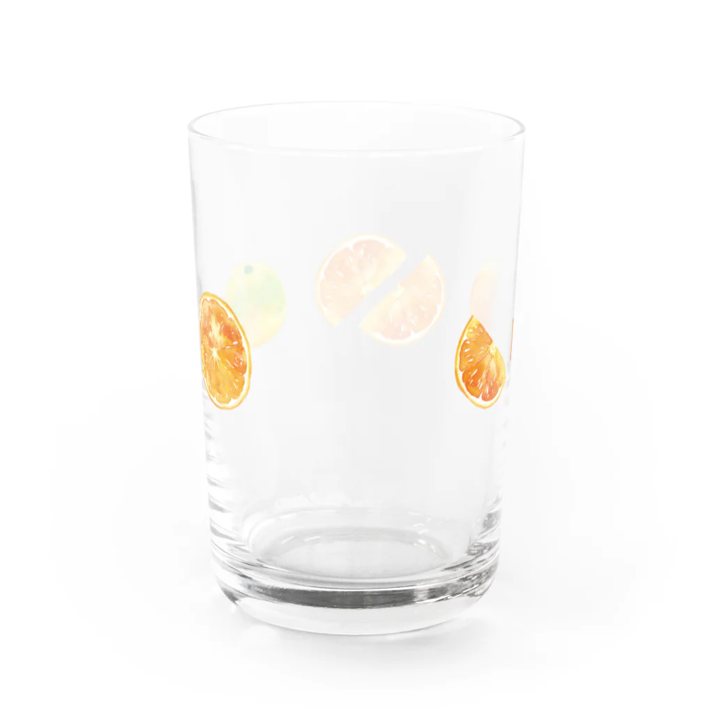 さとろくのみかんグラス Water Glass :back