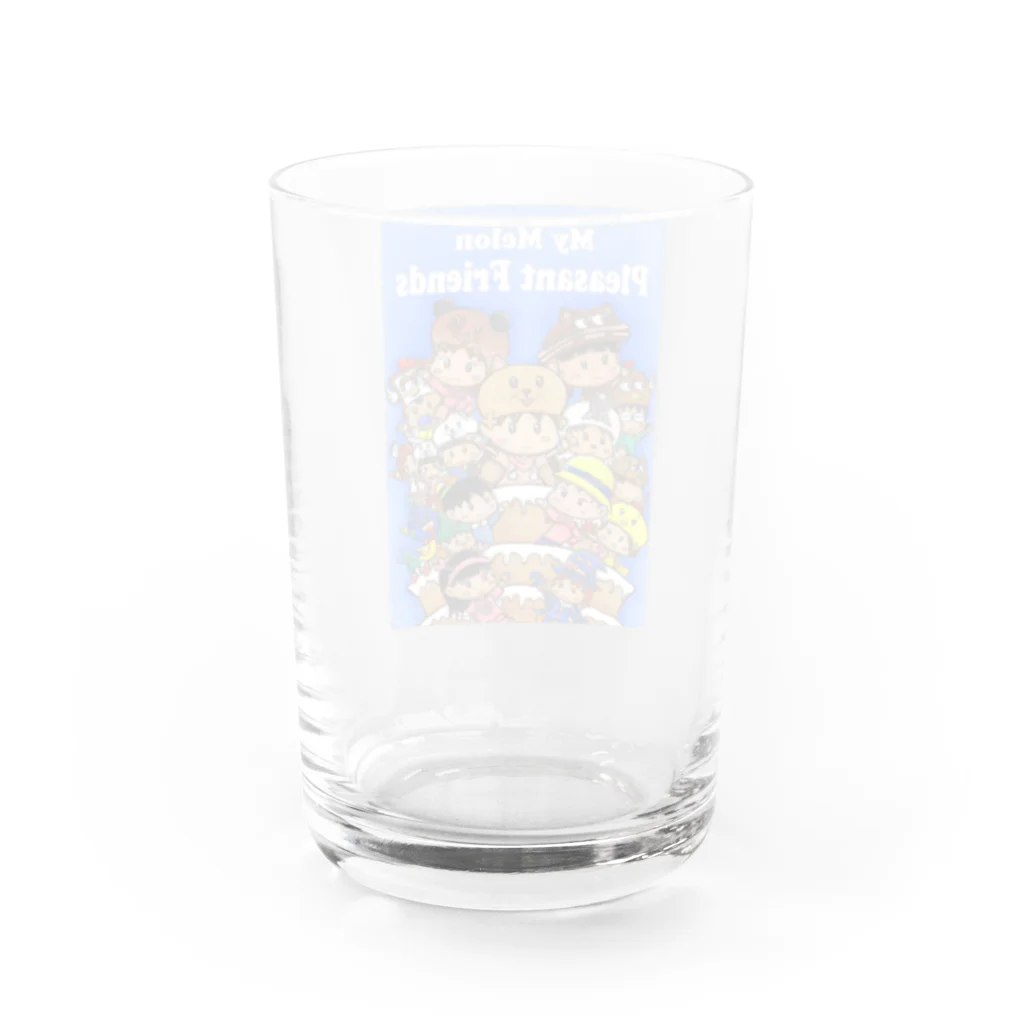 きょんと愉快な仲間たちのメロンちゃんと愉快な仲間たち Water Glass :back