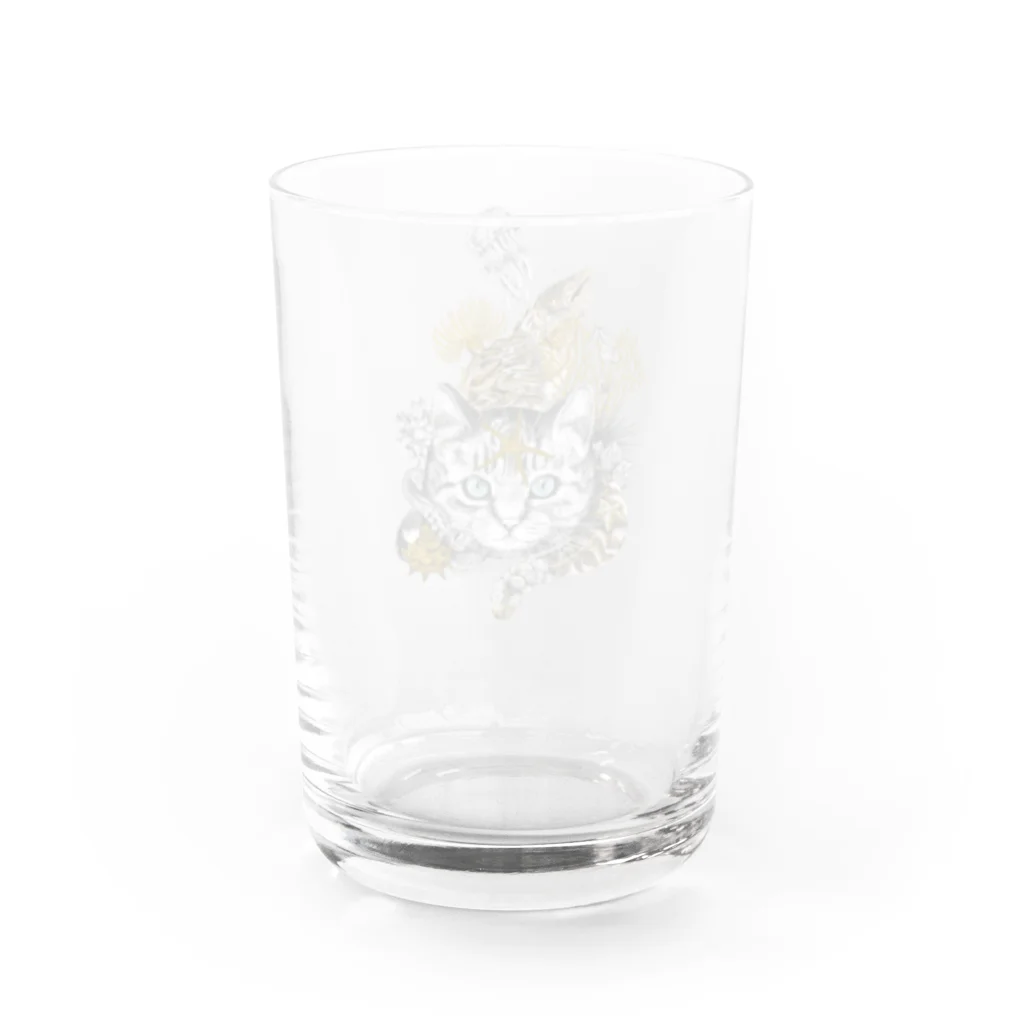 OJIKの磯猫 Water Glass :back