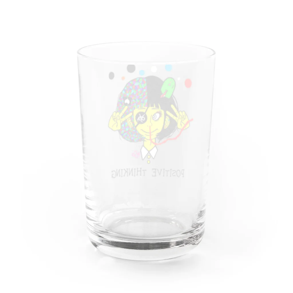 アソマサヤの鼻血ぬガール Water Glass :back