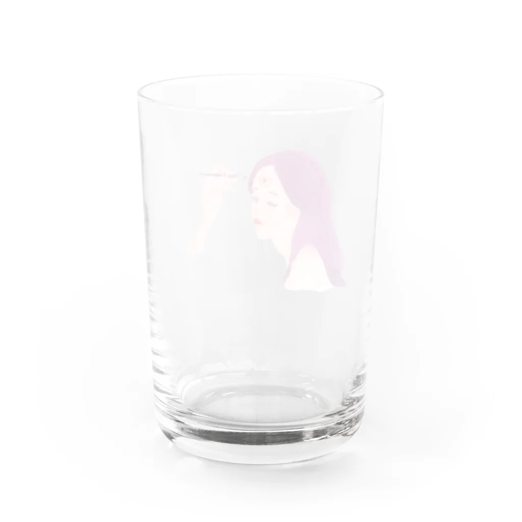 itohidemi.shopのおまじない Water Glass :back