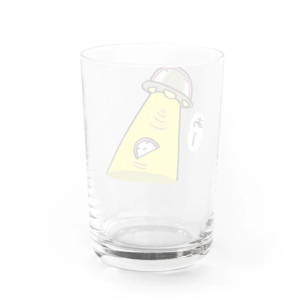 牛乳ミルクのさらわれるカマボコ Water Glass :back