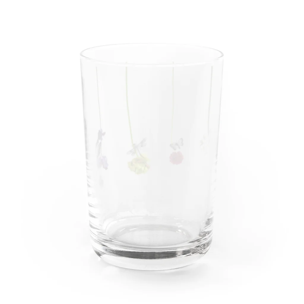 tottoの花と虫 Water Glass :back
