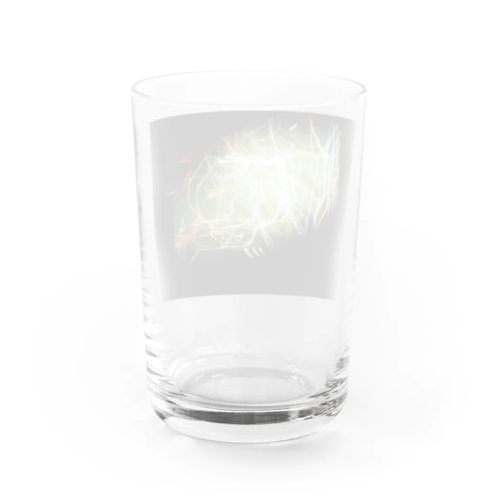 たにたにのモニャモニャ Water Glass :back