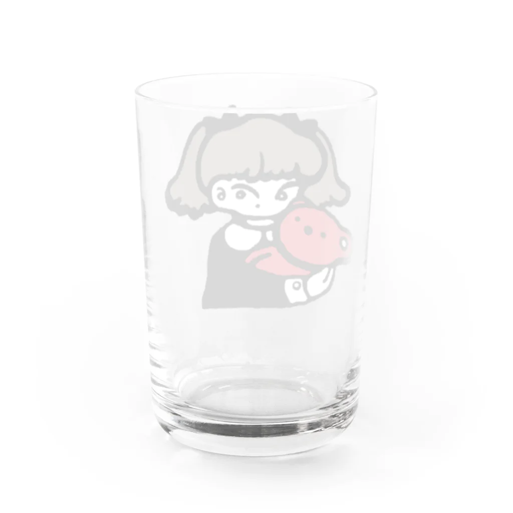 はらいそのだきしめる Water Glass :back