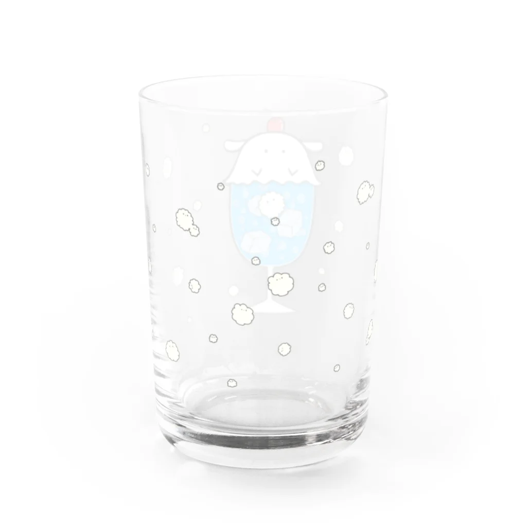 きこのまのクリームソーダに擬態したグラス（ソライロ版） Water Glass :back