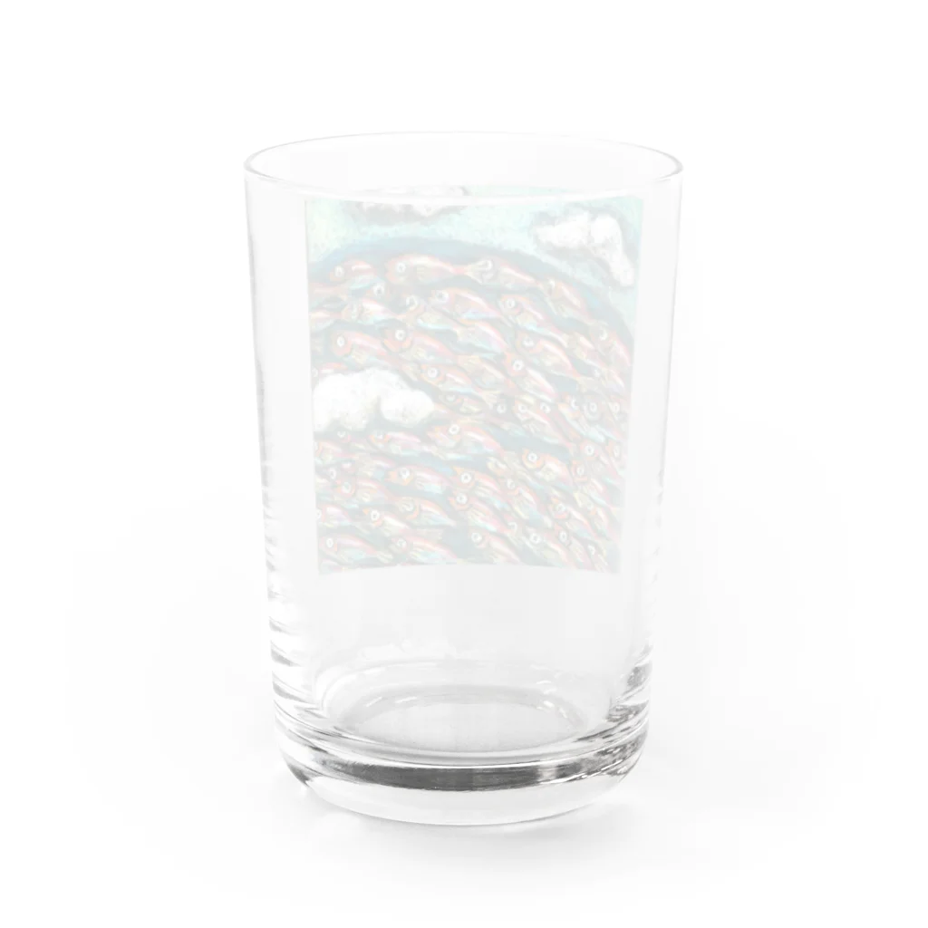 なまらやのスクガラスの海 Water Glass :back