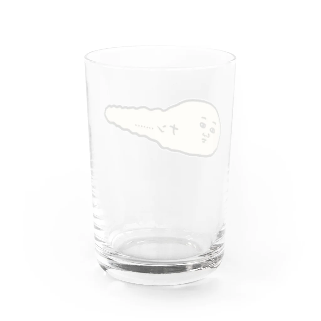 あわてないすのお店のナンちてグラス Water Glass :back