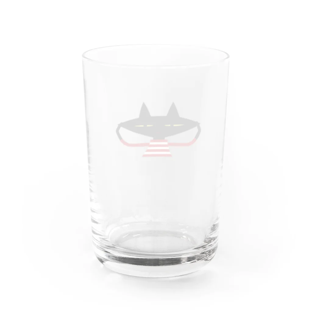 Qumi Nishioのクミン黒ねこ　 Water Glass :back