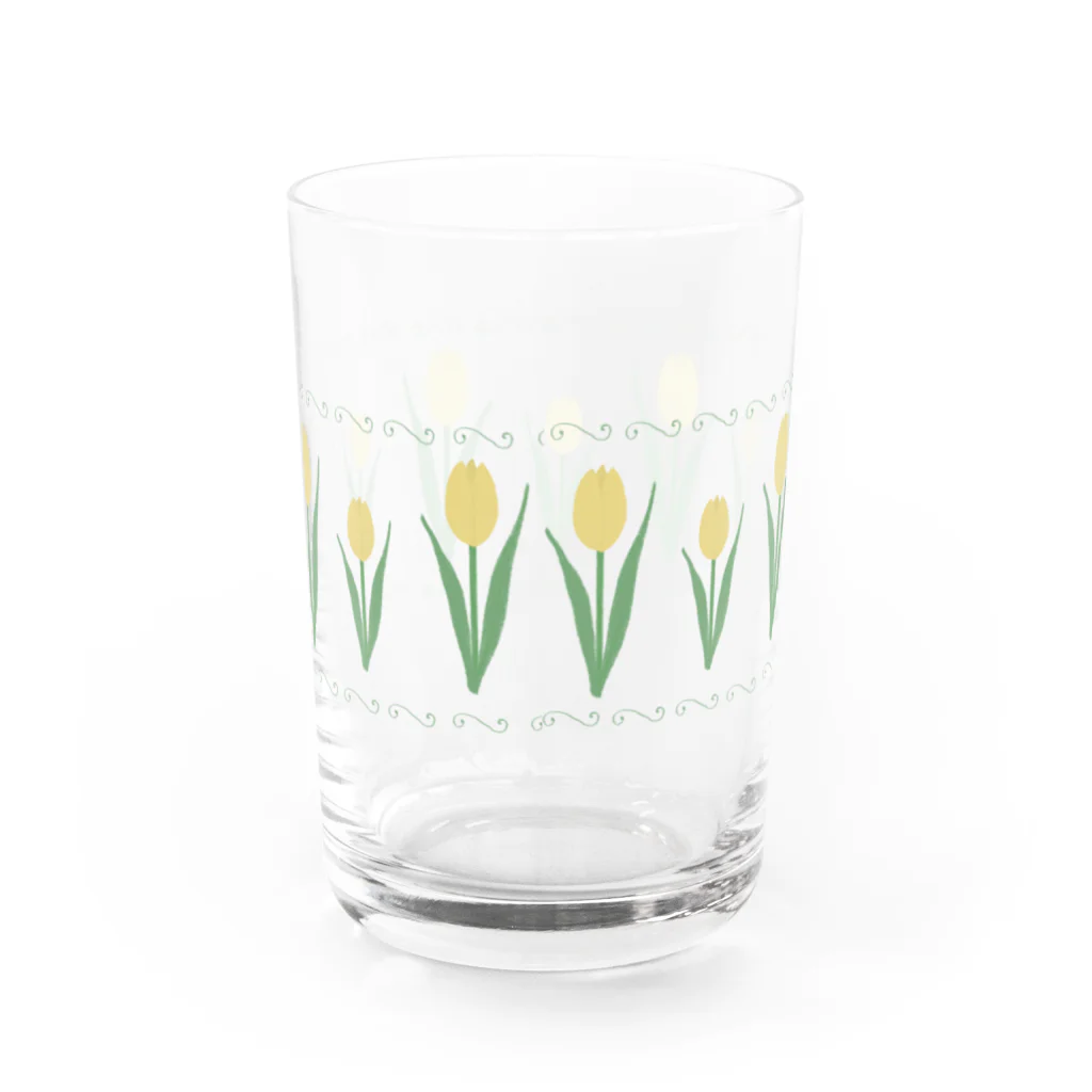  𝚂𝙷𝙾𝙿 𝚂𝚎𝙸𝙽𝙰のチューリップのグラス Water Glass :back