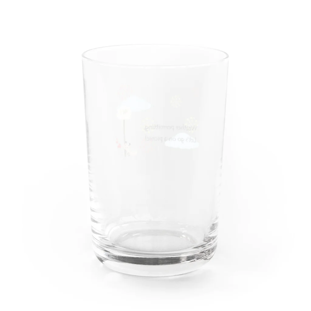 あかえほのアリさん Water Glass :back