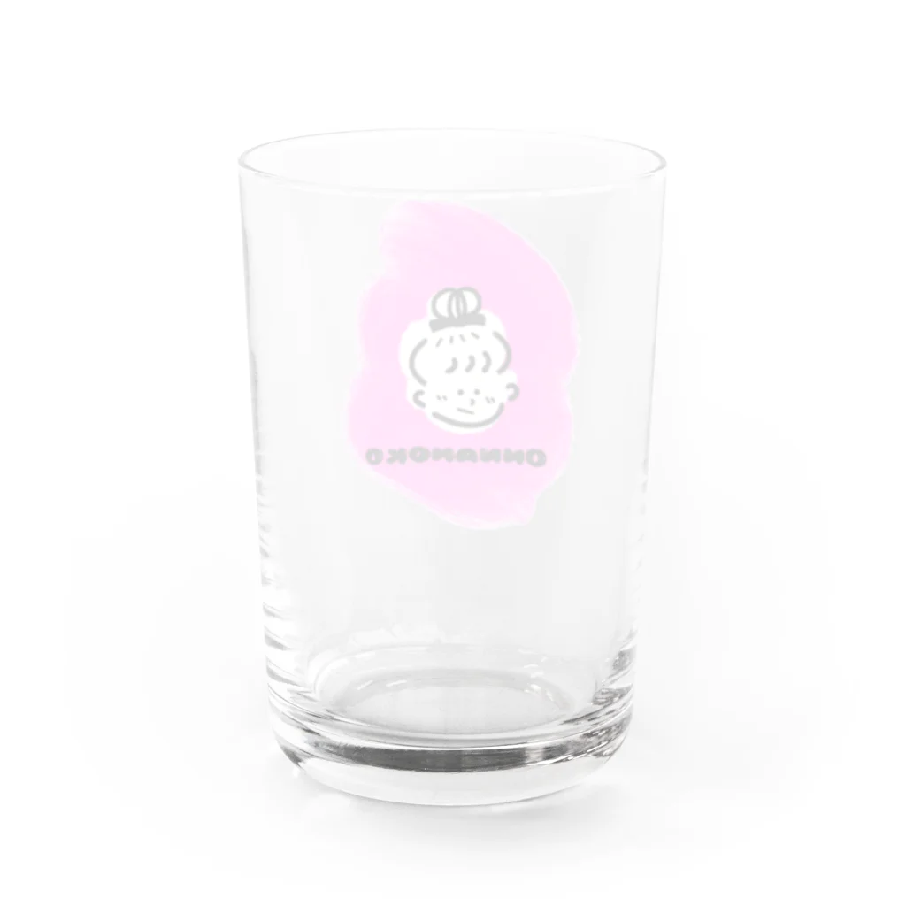 xiangのONNANOKO PINK Water Glass :back