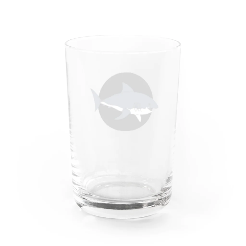 林ともきの余裕綽SHARK Water Glass :back