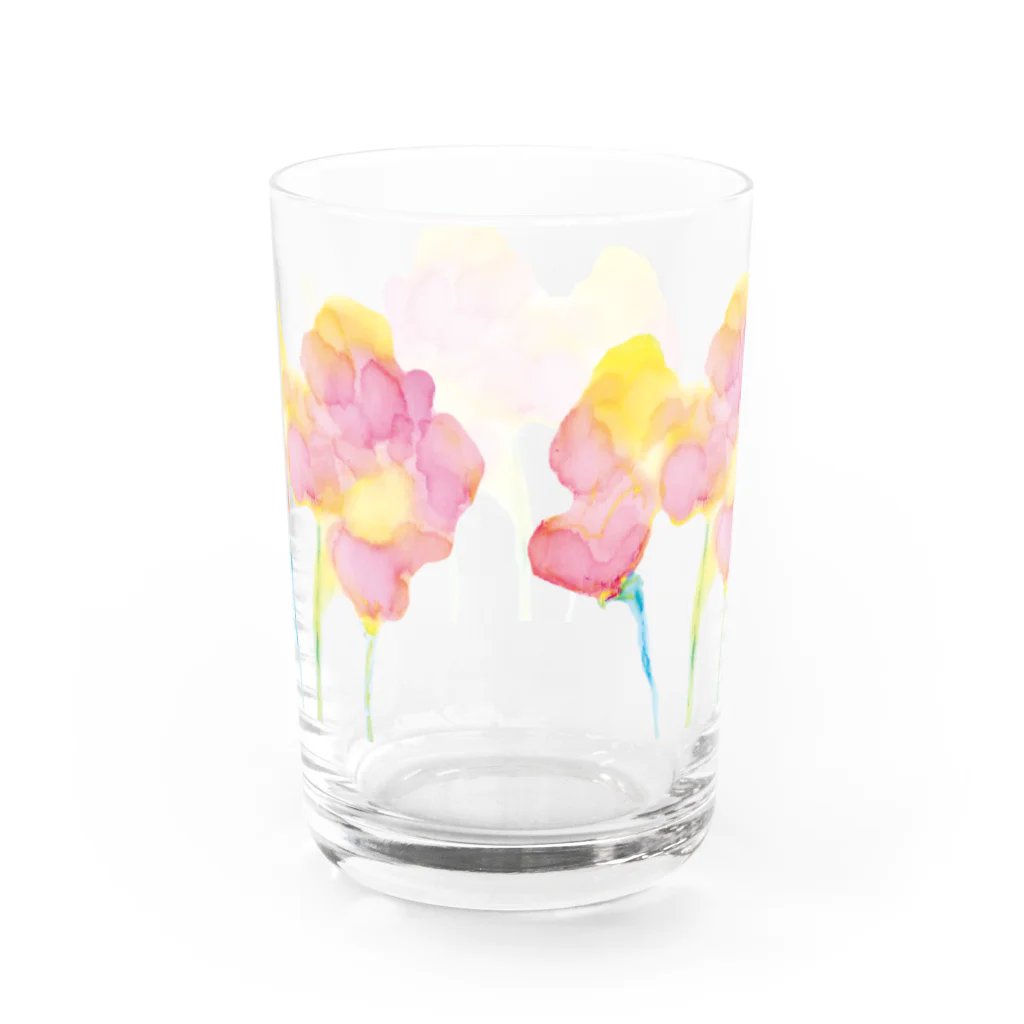 no7__tokyoの咲き乱れるohana Water Glass :back