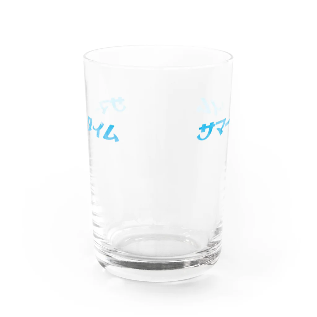 スナックみつこ分店のサマータイムグラス Water Glass :back