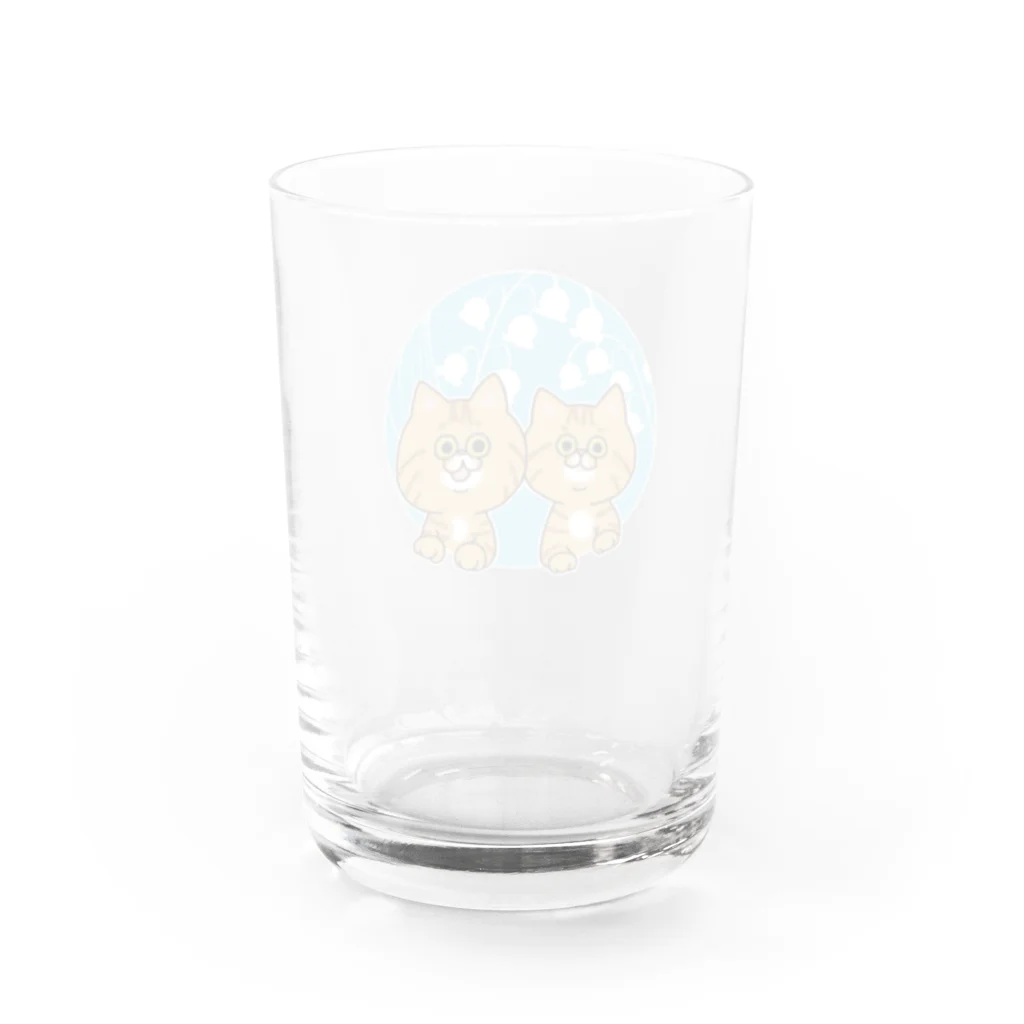 TOMのすずらんきょうだい Water Glass :back